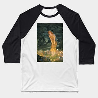 Edward Robert Hughes - Midsummer Eve Baseball T-Shirt